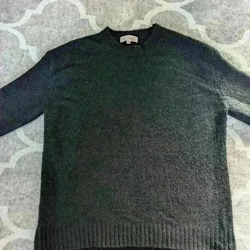 Super soft Sweater -- Gray, Small, Philosophy